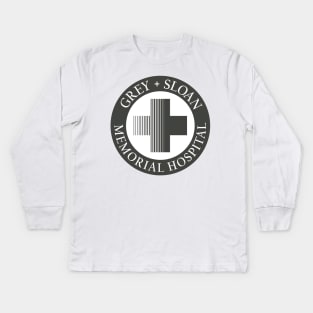 Grey & Sloan Memorial Hospital Logo Kids Long Sleeve T-Shirt